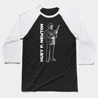 Huey P. Newton Militant Baseball T-Shirt